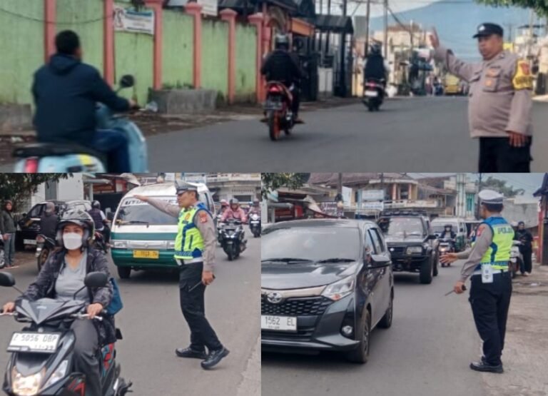 Giat Pengaturan lalu Lintas Pagi Hari, Di Wilayah Hukum Polsek Samarang