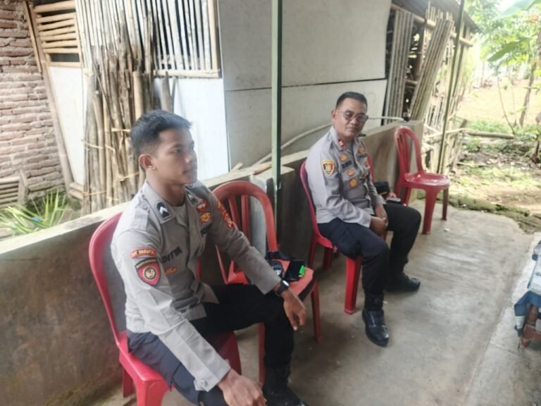 Polsek Lakbok Pastikan Keamanan Ibadah Minggu Jemaat GKKI di Desa Cintaratu