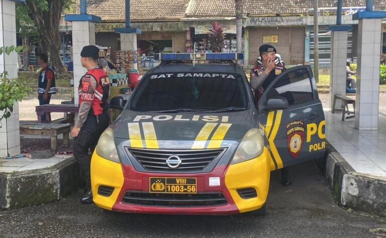 Sat Samapta Polres Ciamis Laksanakan Patroli Himbauan Kamtibmas, Tingkatkan Kewaspadaan Masyarakat