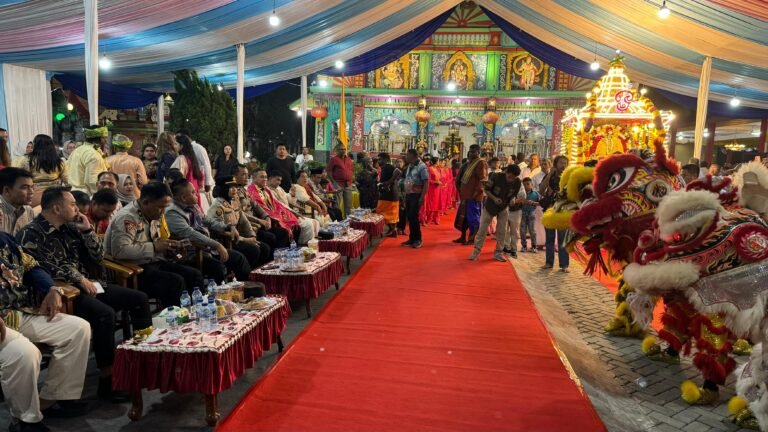 POLRES BINJAI TERJUNKAN PERSONIL AMANKAN PERAYAAN THAIPUSAM KE 146