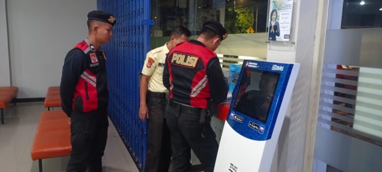 Sat Samapta Polres Ciamis Patroli ke Obvit di Jam Rawan, Kantor Perbankan Jadi Sasaran