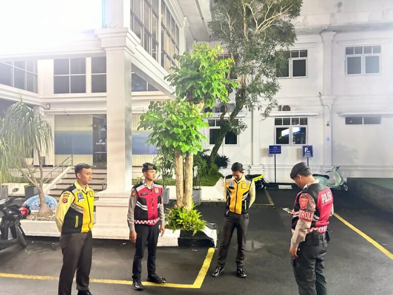 Sat Samapta Polres Ciamis Patroli ke Obvit di Jam Rawan, Kantor Perbankan Jadi Sasaran