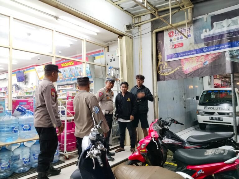 Cipkon Jelang Ramadan, Polsek Banjarsari Intens Lakukan Patroli Biru Saat Malam Hari