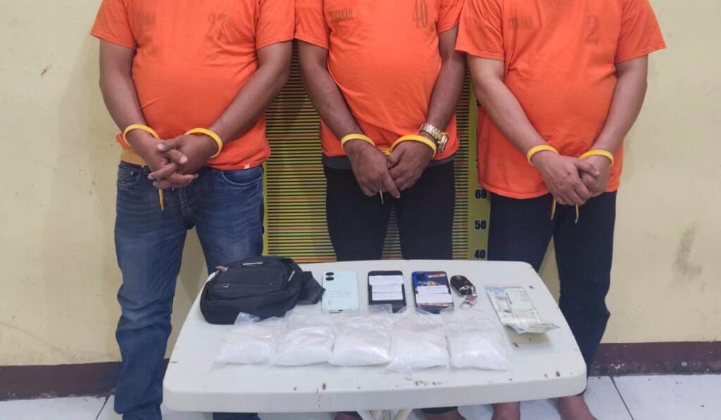 Timsus Ditresnarkoba Polda Sumut Gagalkan Peredaran 500 Gram Sabu di Tebing Tinggi, Tiga Pelaku Diamankan