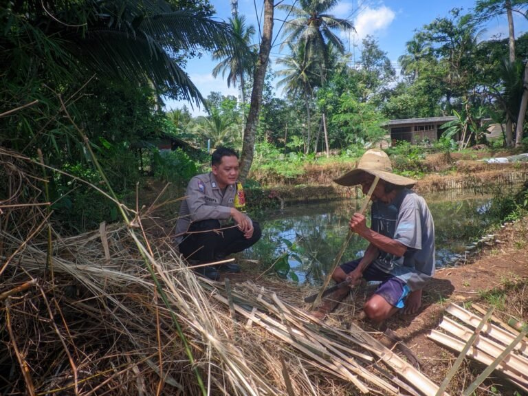 Polsek Cipaku Perkuat Kedekatan dengan Warga, Dorong Ketahanan Pangan dan Jaga Kamtibmas