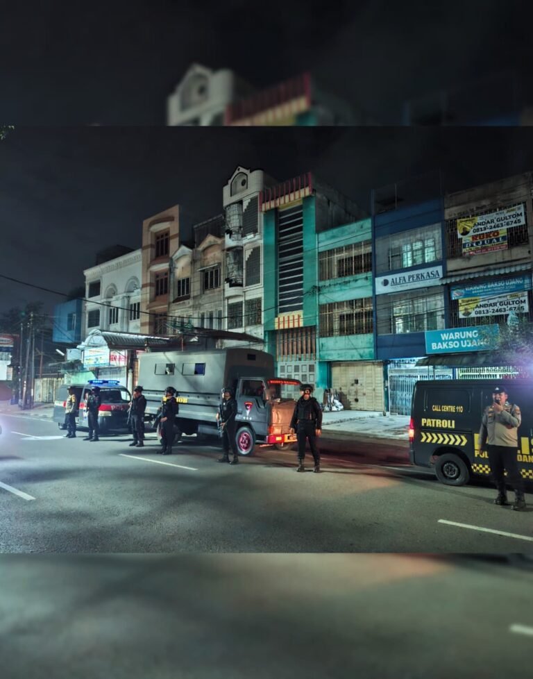 Hingga Dini Hari, Brimob Polda Sumut Intensifkan Patroli KRYD Cegah Kejahatan Jalanan