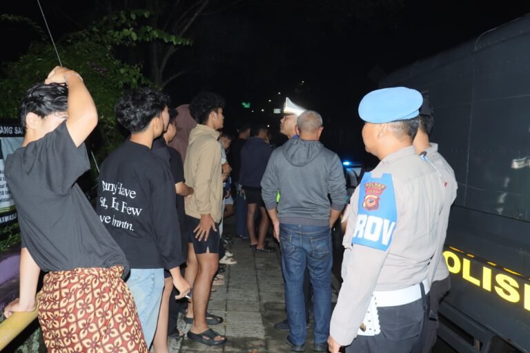 Polres Ciamis Laksanakan Patroli KRYD, Tegaskan Komitmen Cegah Premanisme dan Geng Motor