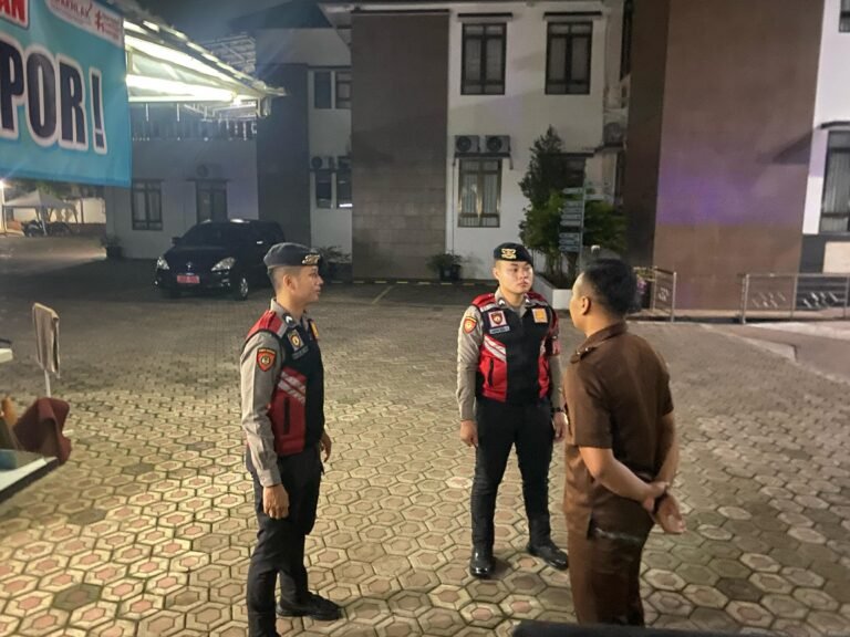 Cipkon di Bahaya Kriminalitas, Sat Samapta Polres Ciamis Patroli Dialogis ke Pengadilan Agama