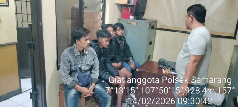 Sosialisasi Penyebaran Maklumat Kapolda Jabar. Terkait Penanganan Premanisme Balapan Liar dan Geng Motor di Wilkum Polsek Samarang