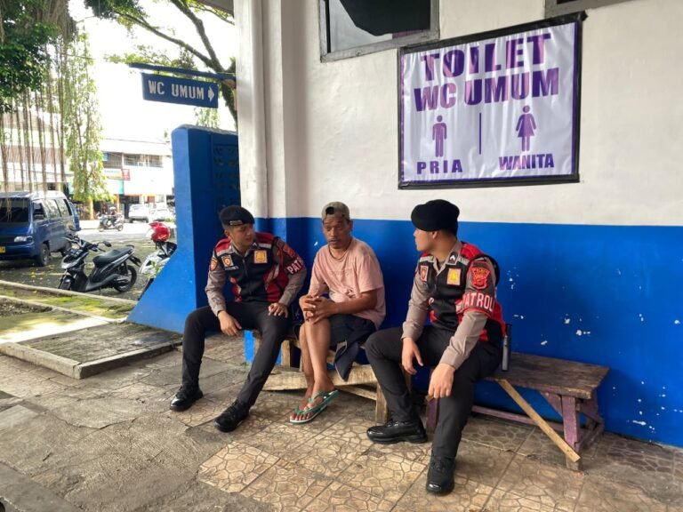 Cipkon Aksi Premanisme di Ruang Publik, Polres Ciamis Patroli ke Area Terminal Ciamis