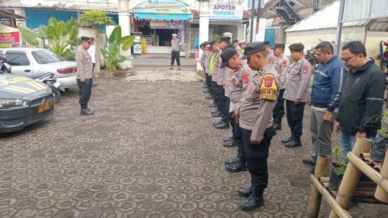 Kegiatan Apel Pagi Di Pimpin Langsung Kapolsek Samarang AKP Hilman Nugraha.,S.H.