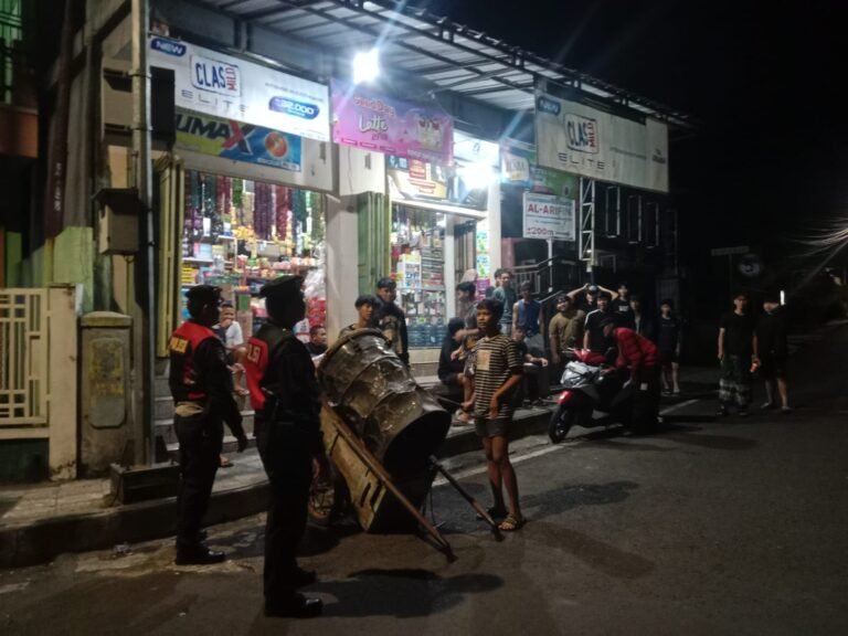 Cipkon di Bulan Ramadan, Polres Ciamis Patroli Jelang Sahur di Area Publik dan Jalanan Pusat Kota