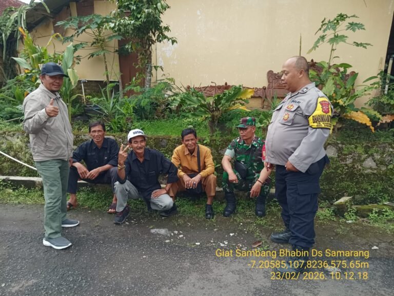 Polsek Samarang Gelar Program Ngariung Kamtibmas Bersama Masyarakat Desa Samarang
