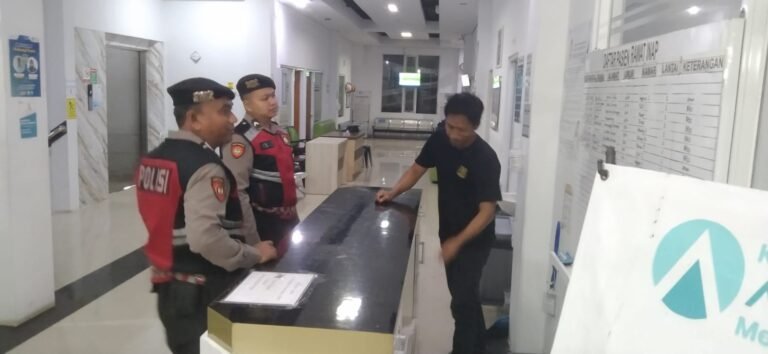 Cipkon Kamtibmas, Satuan Samapta Polres Ciamis Patroli Dialogis Sasar ke Klinik Al Amin Ciamis