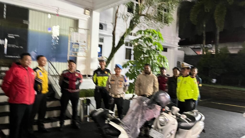 Cipkon di Bulan Ramadan, Polres Ciamis Patroli Jelang Sahur di Area Publik dan Jalanan Pusat Kota