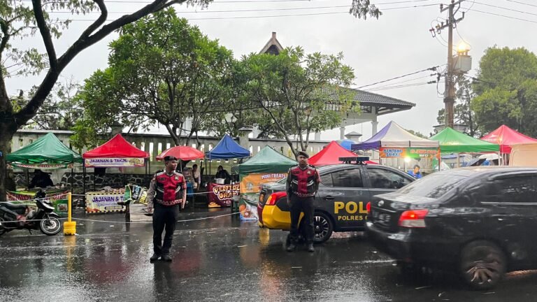 Cipkon Kamtibmas Saat Ramadan, Polres Ciamis Patroli Pengamanan Ngabuburit di Ciamis