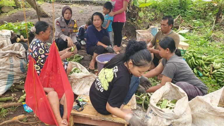 Polsek Ciamis Perkuat Sinergitas Lewat Sambang Bhabinkamtibmas di Desa Pusakanagara