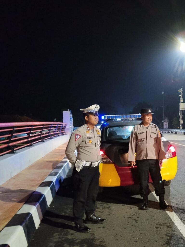 Cipkon Jelang Ramadan, Polsek Banjarsari Intens Lakukan Patroli Biru Saat Malam Hari
