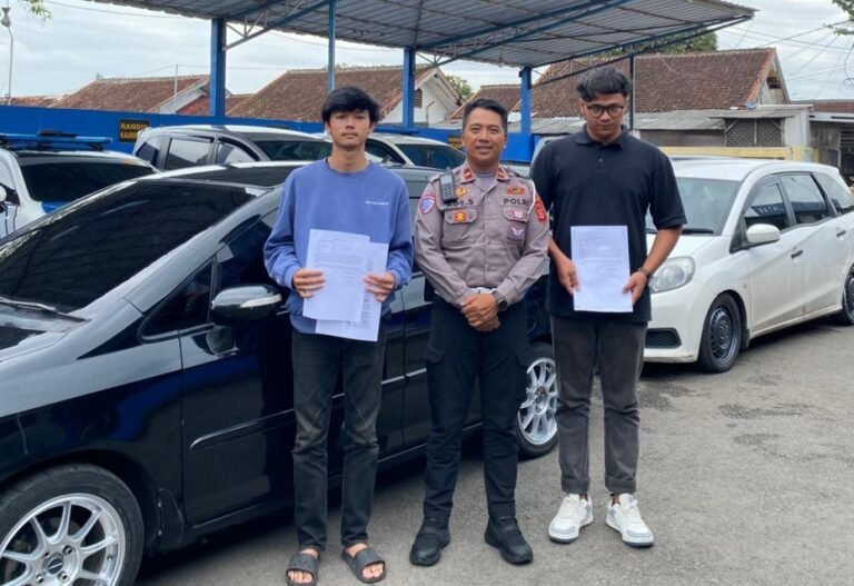 Satlantas Polres Garut Tindak Tegas Pengendara Mobil Viral Aksi Balap Liar