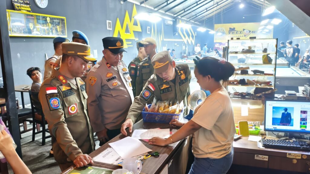 Polres Ciamis dan Satpol PP Gelar Patroli Gabungan Cipta Kondisi Saat Malam di Bulan Ramadan
