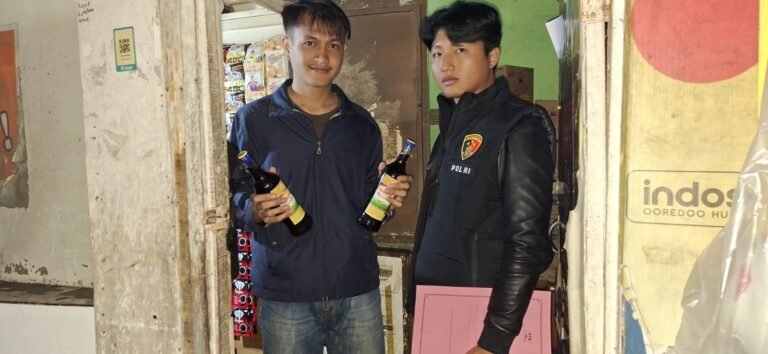 Polsek Garut Kota Sikat Peredaran Miras Dalam Rangka Operasi Pekat Lodaya 2026