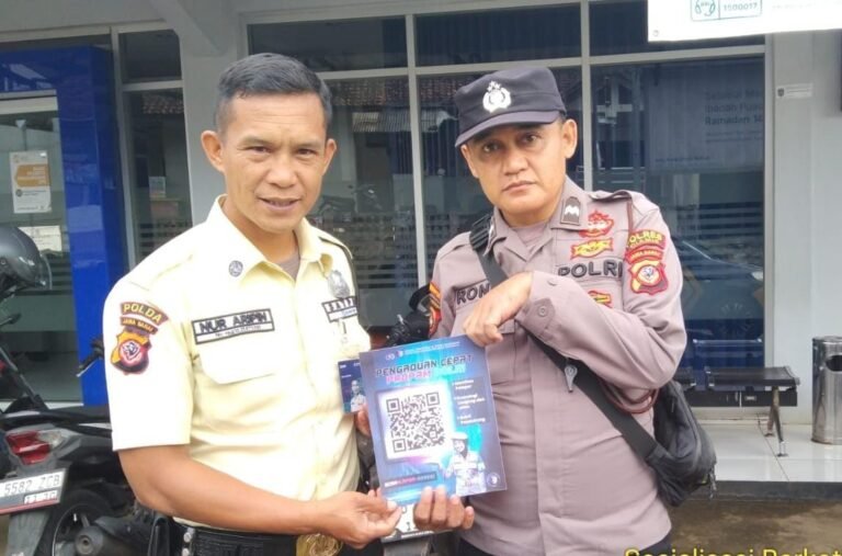Polsek Kawali Tingkatkan Sambang dan Binluh Satpam Perbankan, Perkuat Sinergi Jaga Keamanan Lingkungan