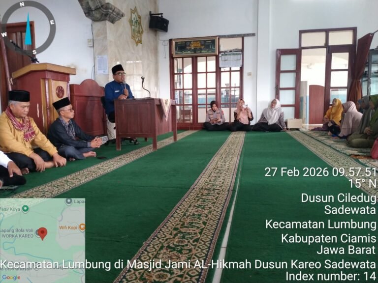 Safari Ramadan 1447 H, Polsek Kawali Ikuti Kegiatan Keagamaan Warga Sadewata Lumbung