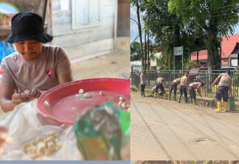 Brimob Sumut Kawal Huntara, Lingkungan Batang Toru Kembali Tertata