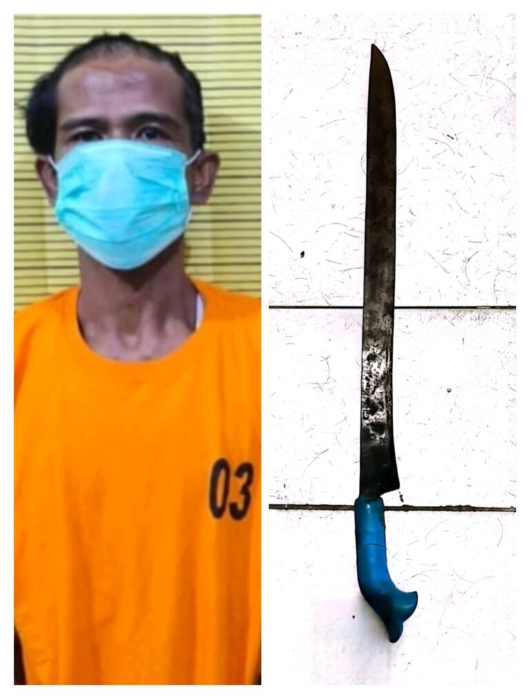 Ancam Korbannya Pakai Parang Panjang, Akhirnya Pelaku Di Tangkap Polres Binjai