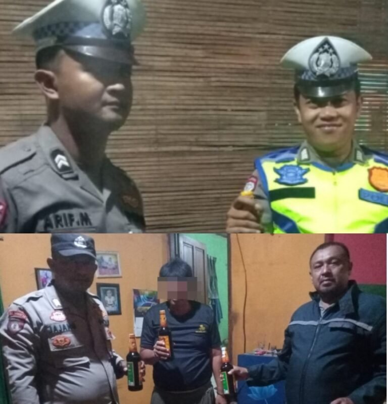 Ciptakan Situasi Aman Kondusif, Polsek Limbangan Gelar KRYD dan Amankan Miras dari Sejumlah Warung