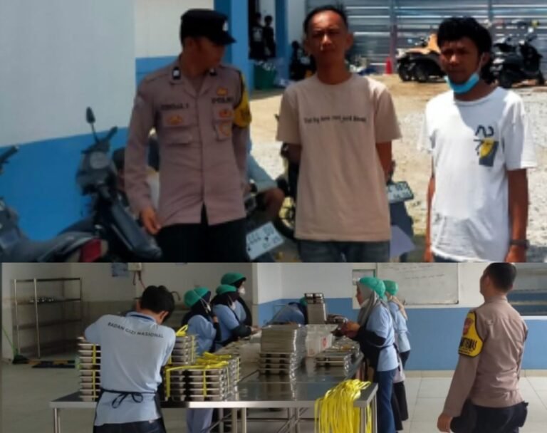 Polsek Samarang Bersama Danramil 1112/Samarang, Giat Monitoring dan Patroli Makanan Bergizi Gratis MBG