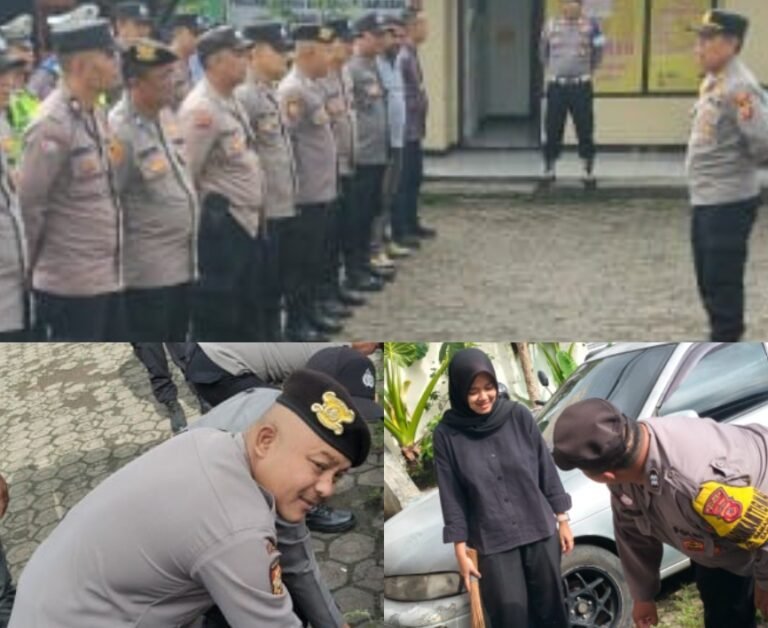 Polsek Samarang Bersama Personel Lakukan Giat Korve Bersih-Bersih Di Lingkungan Mako