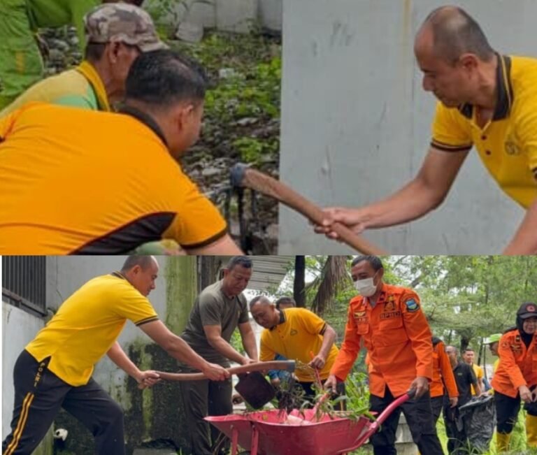 Polres Garut Gelar Jumat Bersih Serentak di Alun-alun Tarogong, Wujud Kepedulian Jaga Lingkungan Publik