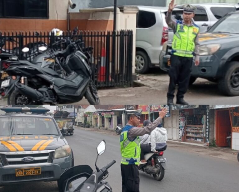 Untuk Kenyamanan Warga, Polsek Samarang Giat Lakukan Pengaturan Lalu Lintas Sore Hari