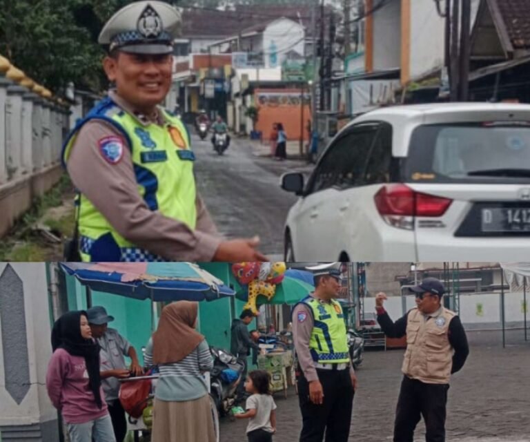 Giat Lakukan Pengaturan Lalu Lintas di Jam Rawan Pagi Hari, Di Wilayah Hukum Polsek Samarang