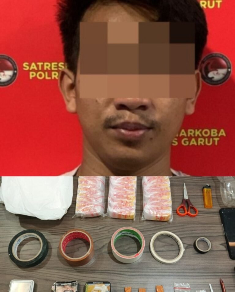 Satresnarkoba Polres Garut Ungkap Peredaran Sabu