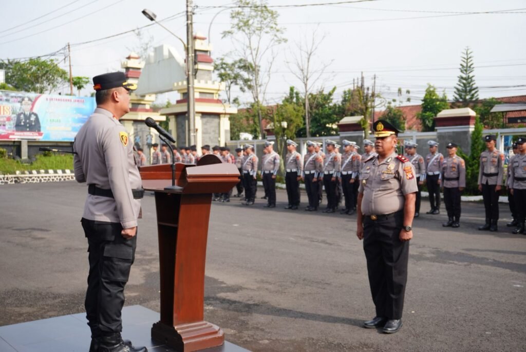 Polres Ciamis Gelar Upacara Korp Raport Kenaikan Pangkat Pengabdian, Wujud Apresiasi dan Penguatan Komitmen Pelayanan