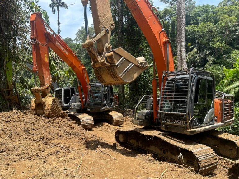 Polda Sumut Sita 14 Eskavator di Tambang Emas Ilegal Madina, 7 Orang Ditangkap