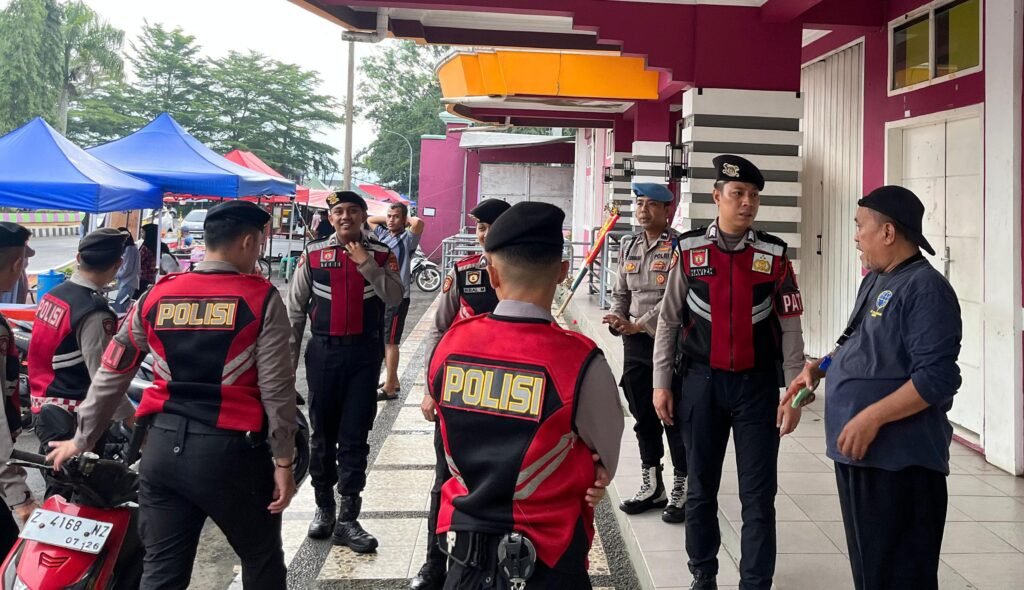 Cipkon Kamtibmas Saat Ramadan, Samapta Polres Ciamis Patroli Pengamanan Ngabuburit di Ciamis