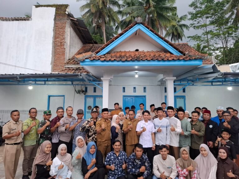 Polsek Cimaragas Polres Ciamis Hadiri Tasyakuran Laucnhing SPPG Desa Jelegong