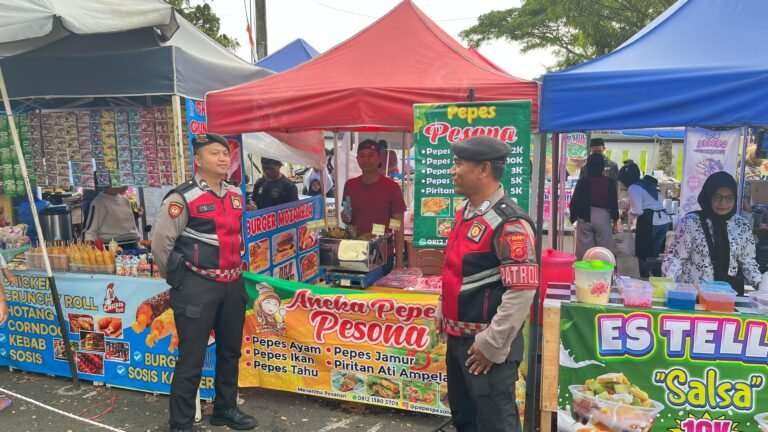 Cipkon Kamtibmas Saat Ramadan, Samapta Polres Ciamis Patroli Pengamanan Ngabuburit di Ciamis