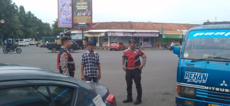 Ops Pekat, Sat Samapta Polres Ciamis Intens Turun ke Area Pertokoan Antisipasi Oknum Nakal