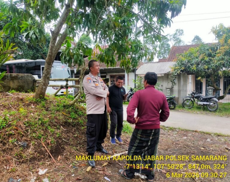 Berantas Premanisme Balapan Liar dan Geng Motor, Dalka Giat Maklumat Kapolda Jabar di Wilkum Polsek Samarang