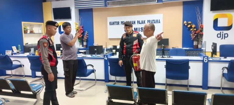 Cipkon di Jam Rawan, Satuan Samapta Polres Ciamis Patroli ke Kawasan Kantor Pajak Ciamis