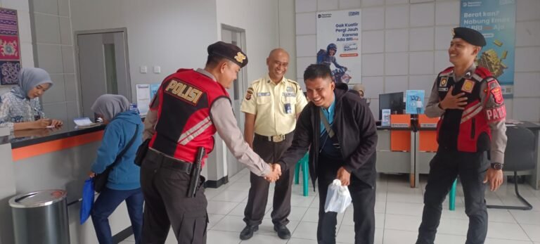 Sat Samapta Polres Ciamis Patroli ke Obvit, Kantor Perbankan Jadi Sasaran
