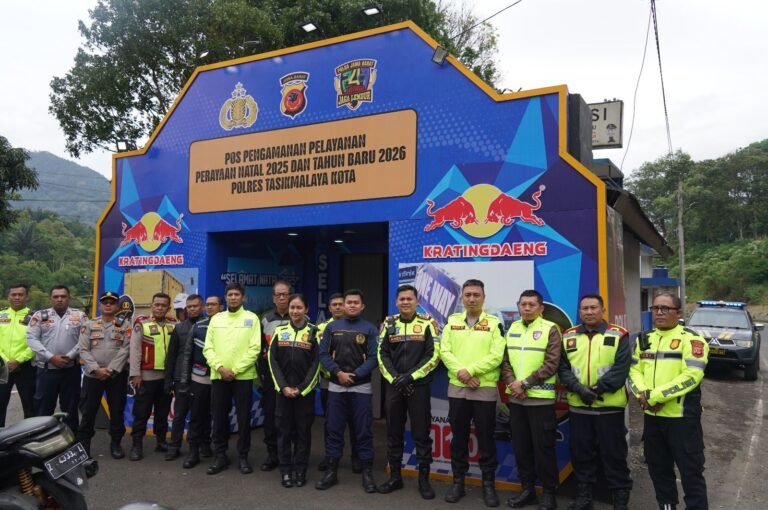 Kapolres Tasikmalaya Kota Cek Kesiapan Pos Pengamanan Operasi Ketupat Lodaya 2026 di Jalur Arteri Selatan