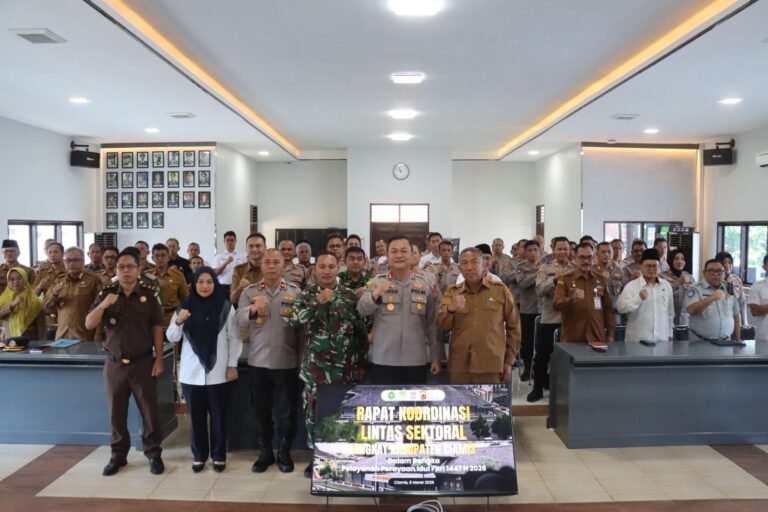 Polres Ciamis Perkuat Sinergi Lintas Sektoral Persiapkan Pengamanan Mudik melalui Rapat Koordinasi Operasi Ketupat Lodaya 2026
