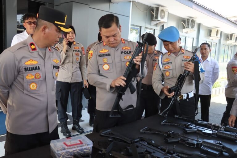 Polres Ciamis Lakukan Pemeriksaan Senjata Api Personel untuk Jaga Profesionalitas dan Keamanan Tugas