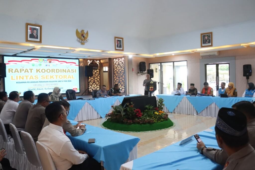Polres Garut Gelar Rapat Koordinasi Lintas Sektoral Hadapi Operasi Ketupat Lodaya 2026