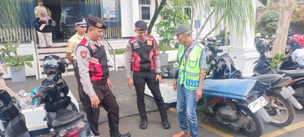 Sat Samapta Polres Ciamis Patroli ke Obvit, Kantor Perbankan Jadi Sasaran